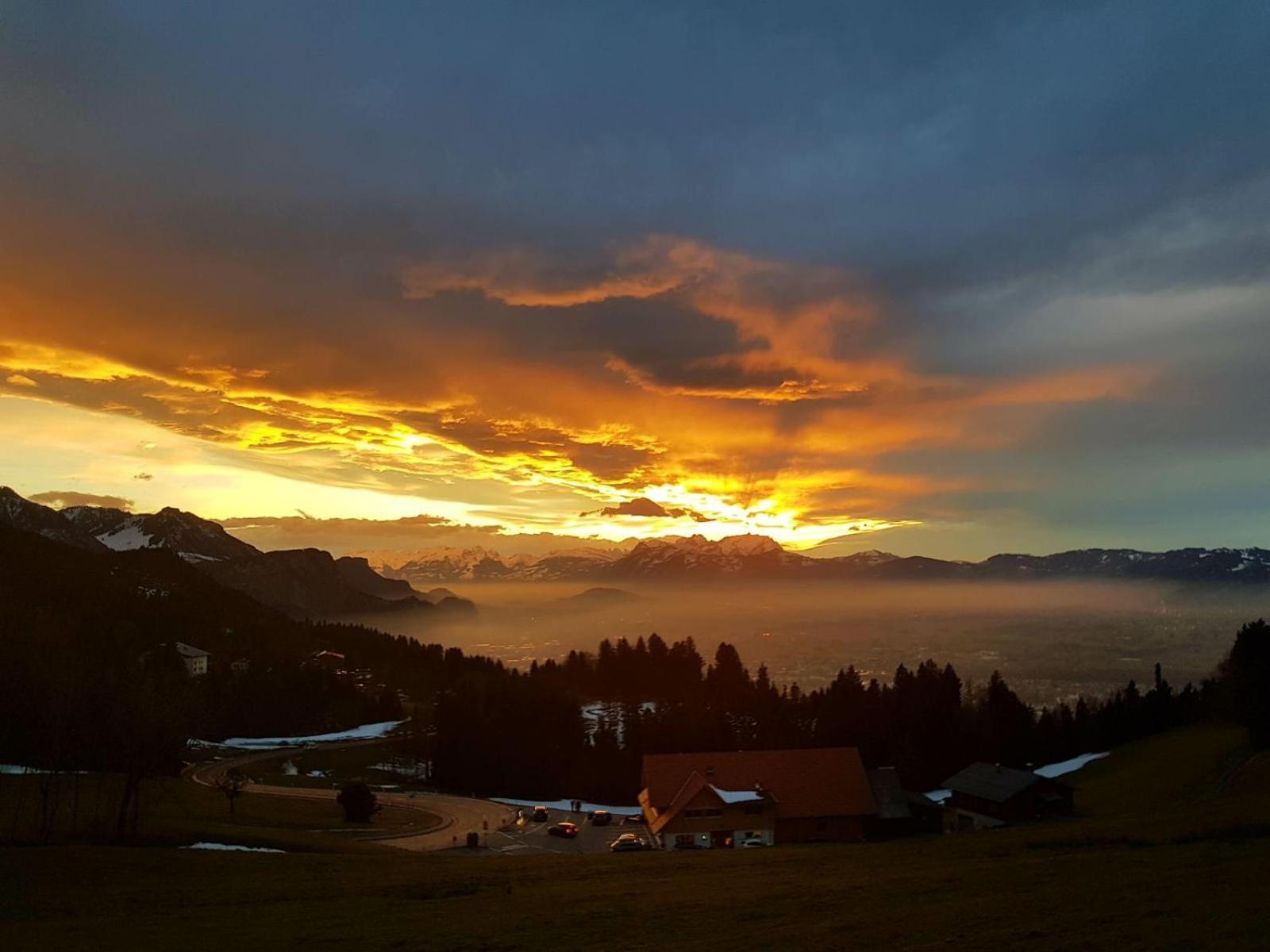 דורנבירן Grosszuegige Ferienwohnung Am Skigebiet Boedele Mit Rheintalblick מראה חיצוני תמונה